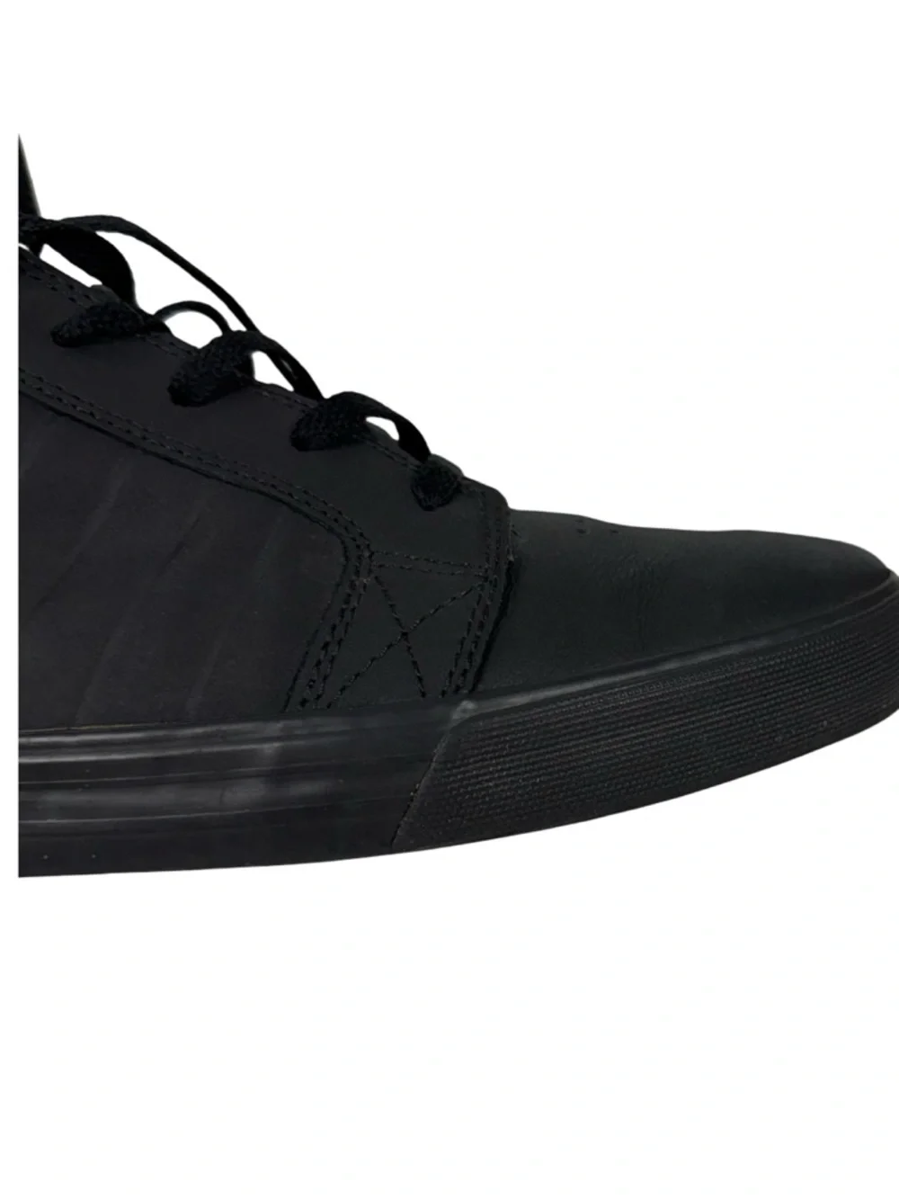 Supra Skytop Muska Red Carpet Skate Shoes Mens Size 12 Black Sneakers - Picture 15 of 16
